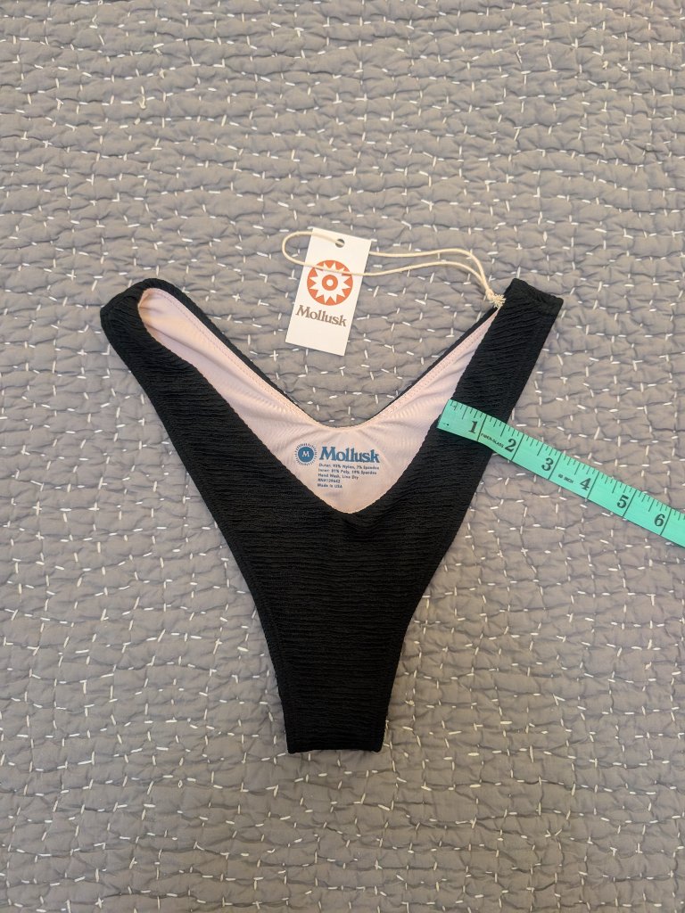 Mollusk Venus Bikini Bottom Black — image 7 of 8